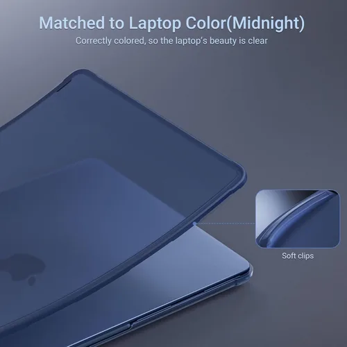 Vista 8 de MOSISO Funda para MacBook Air de 13 pulgadas M5 M4 M3 M2 2026-2022 A3449 A3240 A3113 A2681, precisión a juego con color portátil, kit 4 en 1