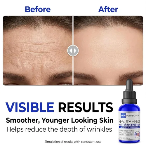 Vista 10 de Skin Perfection Snap 8 Peptide Serum Anti-Aging Serum Booster Línea de Expresión Arrugas DIY Mezcla de péptidos en cualquier crema facial Pies