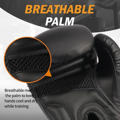 Vista 4 de FIVING - Guantes de boxeo para mujer, estilo profesional, para entrenamiento de Muay Thai para Sparring, Kickboxing, buenos para saco de boxeo