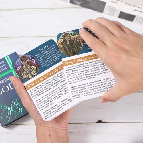 Vista 7 de Tarjetas devocionales diarias Devocionales cristianos para oración y meditación Explora tu fe, estudio bíblico o grupos juveniles Regalos