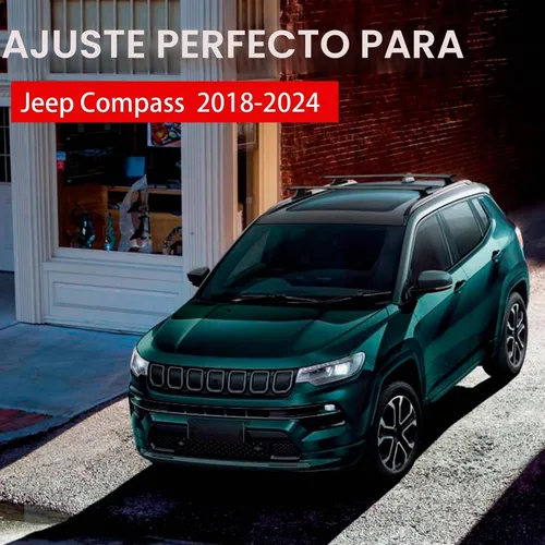 Vista 7 de KINGGERI Barras Transversales de Techo de Carga Pesada 220lbs Compatibles con Jeep Compass 2018-2025, Barras de Aluminio para Techo, Portaequipajes