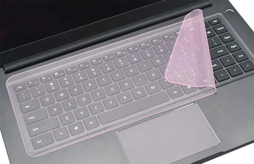 Vista 3 de Protector universal de teclado de silicona de 11 x 4.7 pulgadas para teclado de portátil de 11 a 12 pulgadas (sin teclado numérico), protector