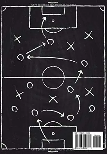 Vista 2 de Cuaderno de entrenamientos Diario del entrenador de fútbol - 50 plantillas de juego para completar - Regalo para entrenadores - Formato de 7"x10