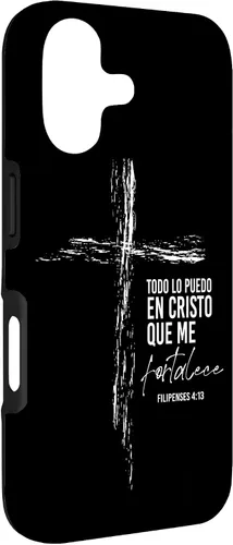 Vista 3 de Regalos Cristianos Versos Filipenses 4 13 Christian Spanish - Carcasa para iPhone 17