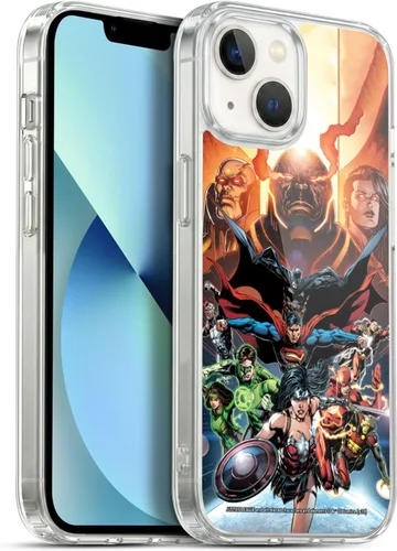 Vista 82 de Head Case Designs Funda de gel con licencia oficial de la Liga de la Justicia DC Comics #10 Darkseid War Comic Book Cover
