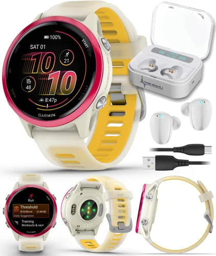 Vista 12 de Garmin Forerunner 570 42mm reloj inteligente avanzado GPS para correr y triatlón, pantalla AMOLED, entrenamiento y recuperación, aluminio azul
