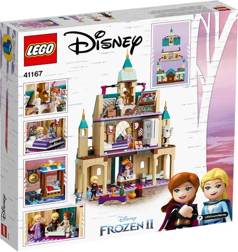 Vista 3 de LEGO Disney Frozen II Arendelle Castle Village 41167 - Juego de construcción de castillo de juguete con personajes populares de Frozen