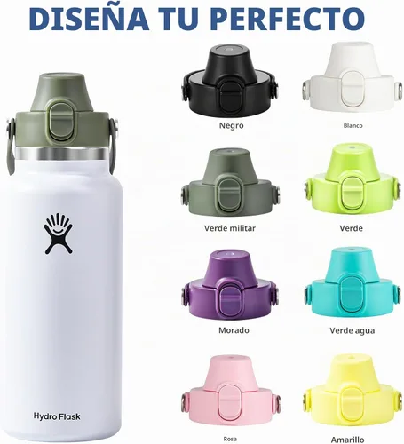 Vista 6 de EIPOSAU Auto Flip Lid for Hydro Flask Wide Mouth, Great Spout Lid for Simple Modern, Fits for Iron Flask and Other Brands, Replacement Lid with