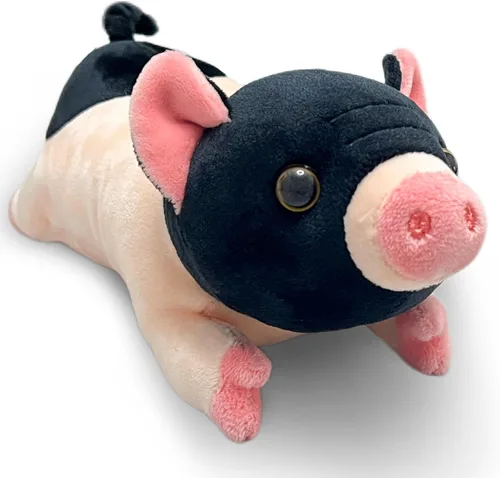 Vista 8 de Animal de Peluche Vaca Tierna, Juguetes de Peluche de 10" para Niños, Recuerdos de Fiesta para Niños Pequeños, Lindos Peluches de Vaca, Vacas