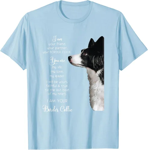 Vista 66 de Funny I Am Your Friend Your Partner Your Border Collie - Camiseta de regalo, Negro, S