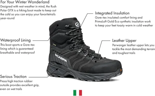 Vista 2 de SCARPA Rush Polar GTX Botas impermeables con aislamiento sintético Gore-Tex para senderismo y senderismo