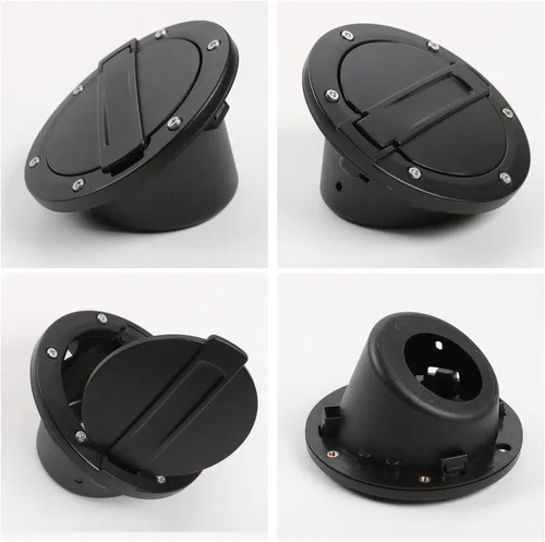Vista 3 de Tapa de tanque de combustible JeCar para puerta de llenado de Jeep Wrangler JK & Unlimited 2007-2018