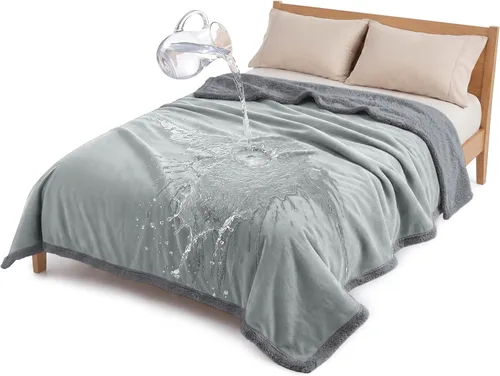 Vista 25 de Kritter Planet - Manta impermeable para perros, reversible, a prueba de agua, para sofá, cama y coche, fundas lavables para sofá para perros