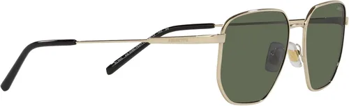 Vista 12 de ARNETTE Gafas de sol cuadradas An3086 Sling para hombre, Oro claroverde oscuro