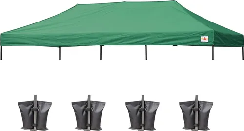 Vista 50 de ABCCANOPY Toldo de repuesto para tienda de campaña desplegable (8 x 8 pies, blanco)