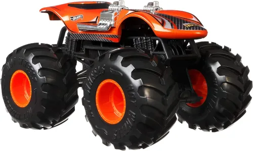 Vista 7 de Hot Wheels - Camiones Monstruo a escala 1:24 - Surtido para niños de 3, 4, 5, 6, 7 y 8 años, gran regalo, camiones de juguete a gran escala