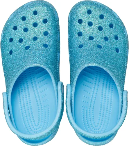 Vista 4 de Crocs Zuecos clásicos con purpurina unisex para adultos