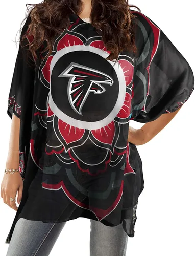 Vista 12 de Caftán de la NFL, Rojo, talla única Se ajusta a la mayoría