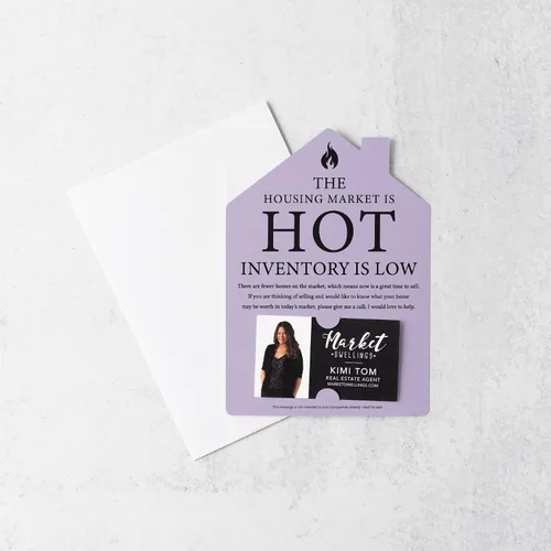 Vista 6 de Set of "The Housing Market is Hot Inventory is Low" Mailer Envelopes Included M20-M001
