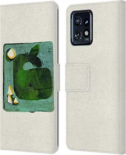Vista 7 de Head Case Designs Officially Licensed Wyanne Quiet Creative Animals 2 Leather Book Wallet Case Cover Compatible with Motorola Moto Edge 40 Pro