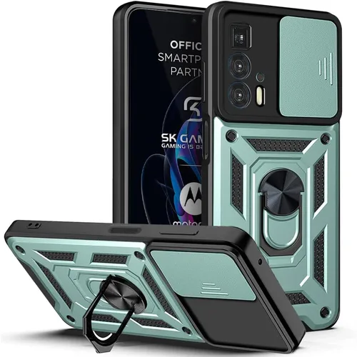 Vista 58 de Compatible con carcasa de soporte Infinix Zero Ultra 5G, con cubierta de lente de cámara deslizante compatible con funda Infinix Zero Ultra 5G Negro