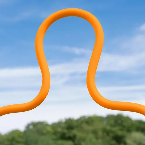 Vista 3 de FORZA Mini maniquí de fútbol de flujo de aire Naranja