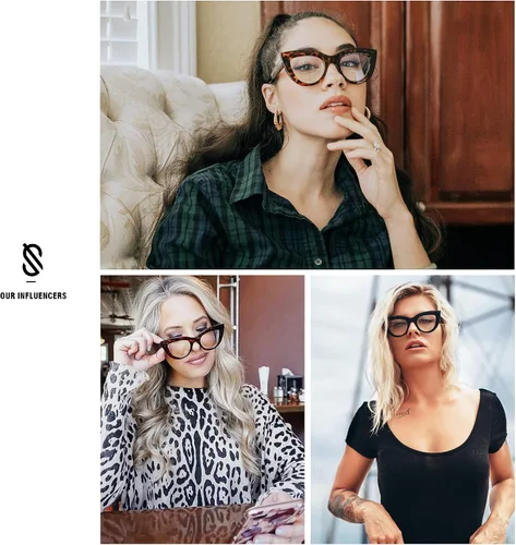 Vista 3 de SOJOS Retro Small Vintage Cat Eye Sunglasses for Women Cute Fashion UV400 Sunnies SJ2939