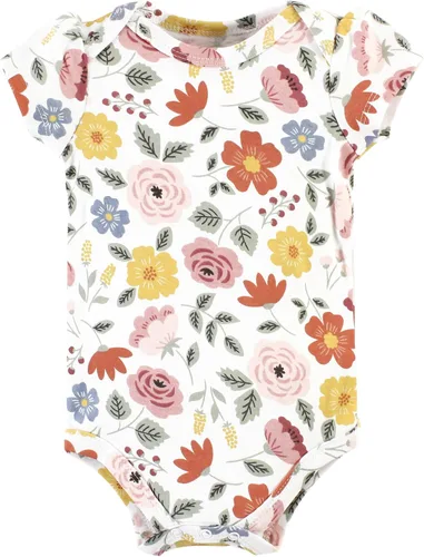 Vista 347 de Hudson Baby baby-girls Cotton Bodysuits 3-pack
