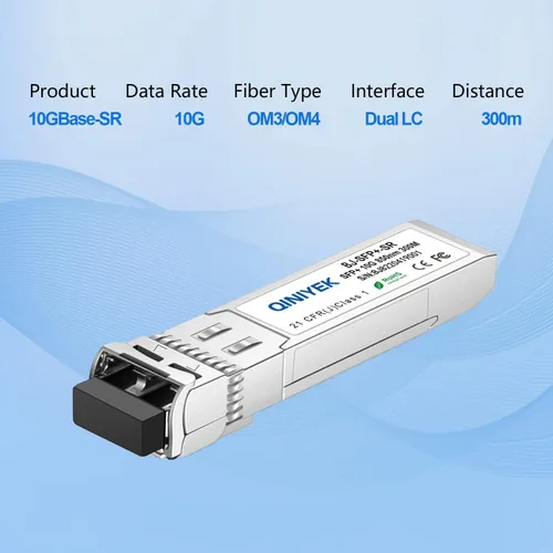 Vista 3 de Transceptor SFP+ 10GBase-SR, módulo SFP+ LC multimodo 10G 850 nm, hasta 984.3 ft, compatible con Cisco SFP-10G-SR, Unifi UF-MM-10G, Meraki