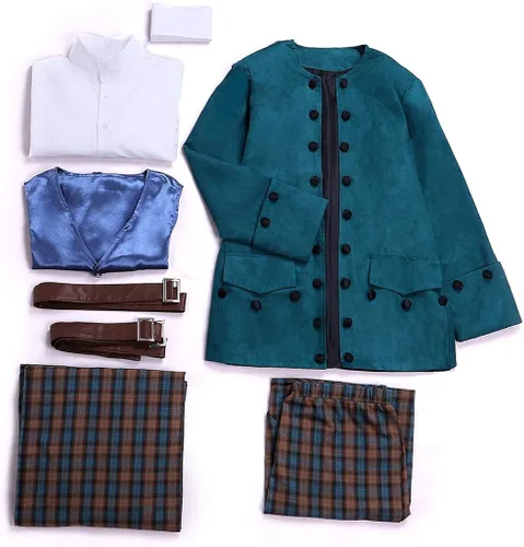 Vista 7 de Disfraz de Jamie Fraser para hombre de Escocia Highlander