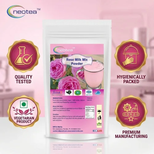 Vista 6 de Neotea Mezcla de leche rosa en polvo (2.2 lbs)