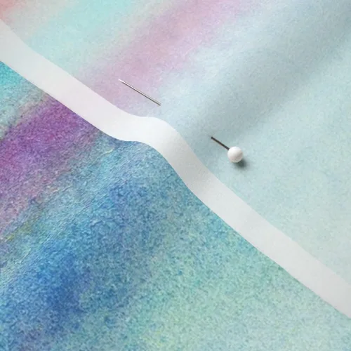 Vista 5 de Tela Spoonflower – Pintura de acuarela, color aguamarina, océano, cian, moderno, impreso en tela de gasa, por The Yard – Costura de ropa de moda