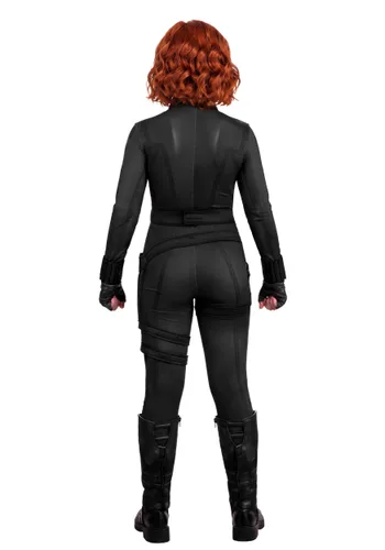 Vista 2 de Disfraz Premium de Viuda Negra para Niñas de Marvel Multicolor