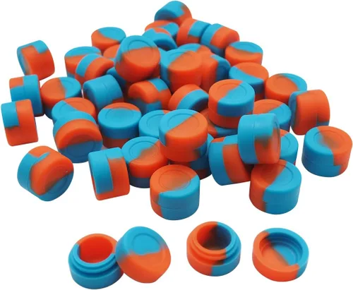 Vista 5 de Gentcy contenedores de silicona para aceite de cera concentrado, 3 ml, Multicolor