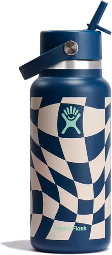 Vista 59 de Hydro Flask de boca ancha con tapa Flex de pajita de 24 onzas Agave