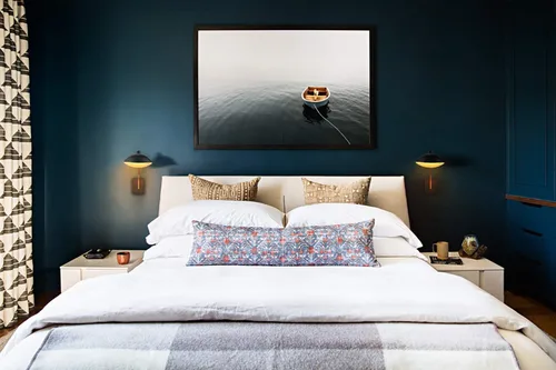 Vista 7 de CLAXY - Apliques de pared enchufables, color negro mate, iluminación de montaje en pared E12 Home Wall Lights with USB Charge Port-Set of 2, Plug