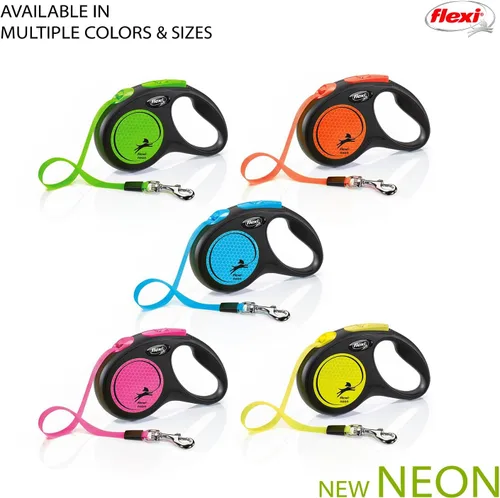 Vista 8 de Flexi Cinta Neón Rosa Pequeña 16.4 ft
