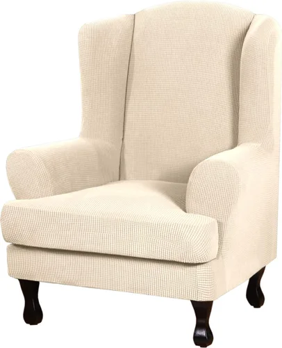 Vista 25 de H.VERSAILTEX - 2 fundas protectoras de licra suave Jacquard para respaldo de silla, lavable a máquina