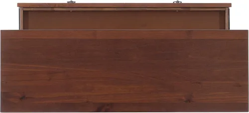 Vista 18 de Mesa de consola Linon, modelo Titian, en color tabaco antiguo