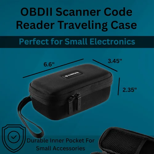 Vista 2 de Estuche rígido Caseling - Estuche de 16.5 cm de EVA multiusos para aparatos electrónicos de viaje - se ajusta al lector de códigos de Autel AutoLink