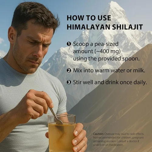 Vista 9 de Resina Shilajit pura del Himalaya de 1.76 oz (1.76 oz/porción) Energía natural y refuerzo de resistencia para hombres y mujeres 75% + ácido