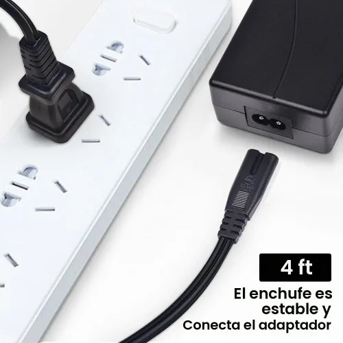 Vista 6 de Cable de alimentación de CA de 4 pies de repuesto para sillas reclinables o elevadoras eléctricas, compatible con Okin, Limoss, Pride, Golden