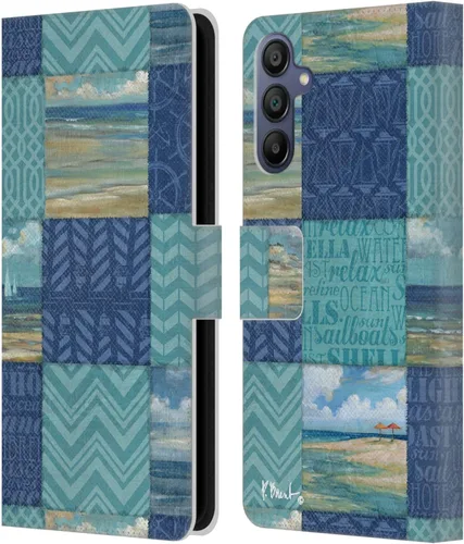 Vista 15 de Head Case Designs Officially Licensed Paul Brent Agate Mermaid Coastal Leather Wallet Case Compatible with Samsung Galaxy A15