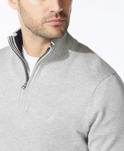 Vista 4 de Nautica - Sudadera con un cuarto de cremallera para hombre