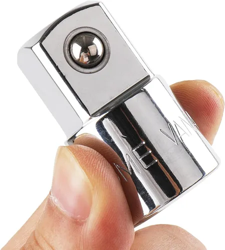 Vista 3 de Juego de 6 adaptadores de enchufe, convertidor y reductor, llave de trinquete, convertidor de cabeza de cabeza de adaptador de manguito, herramienta