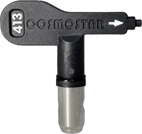 Vista 16 de Cosmostar 211 Boquilla de punta de pulverización sin aire resistente, reversible, fácil de limpiar, compatible con RAC IV y TRU211 Tip Guard