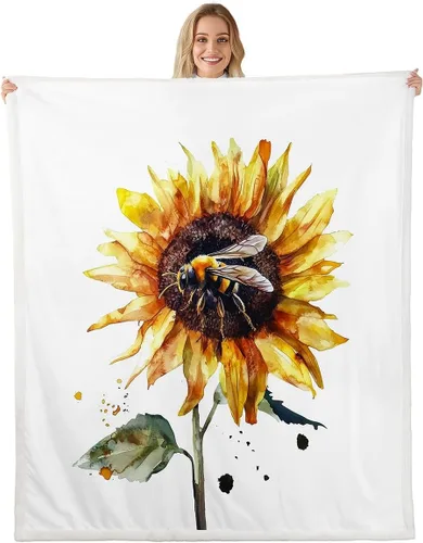 Vista 8 de Erosebridal Manta de franela sherpa de unicornio para niñas, bonito estampado de unicornio, manta de animales mágicos, morado, 40 x 50 pulgadas