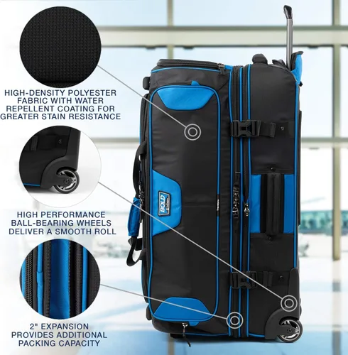 Vista 3 de Travelpro Tpro Bold 2.0 - Bolsa de lona con ruedas (30 pulgadas)