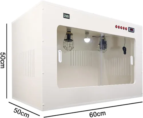 Vista 7 de Pet Incubator Box,Dog Incubator for Puppies,Pet Brooder Nursery Dog, Intelligent Constant Temperature, Providing A Comfortable Environment,60X50X50cm