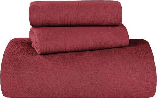 Vista 11 de Superior Juego de colcha de algodón de 2 piezas, diseño de círculos celtas, decoración de cama para el hogar, 1 funda de almohada, manta